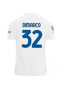 Fotbalové Dres Inter Milan Federico Dimarco #32 Venkovní Oblečení 2023-24 Krátký Rukáv